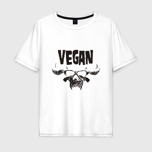 Мужская футболка хлопок Oversize Vegan