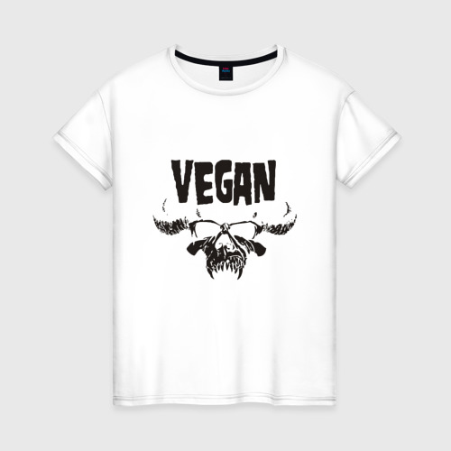 Женская футболка хлопок Vegan