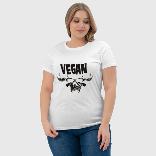 Женская футболка хлопок Vegan - фото 6