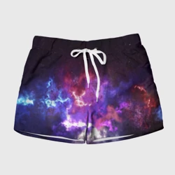 Женские шорты 3D Космос