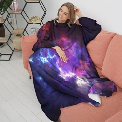 Плед с рукавами Космос - фото 2