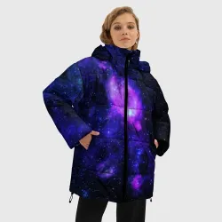 Женская зимняя куртка Oversize Космос - фото 2