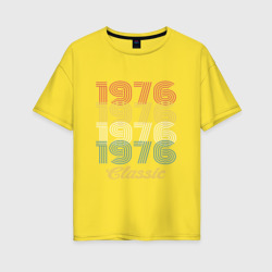 Женская футболка хлопок Oversize 1976 Classic