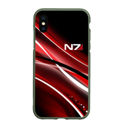 Чехол для iPhone XS Max матовый Mass Effect