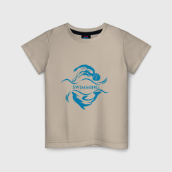 Детская футболка хлопок Плавание