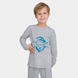 Детская пижама с лонгсливом хлопок Плавание - фото 2