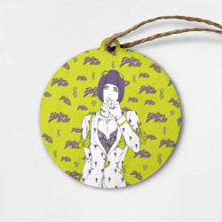 Деревянная игрушка круг JoJo Bizarre Adventure