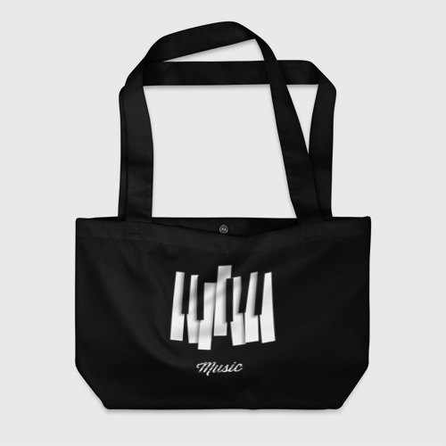 Пляжная сумка 3D Клавиатура музыкальная 