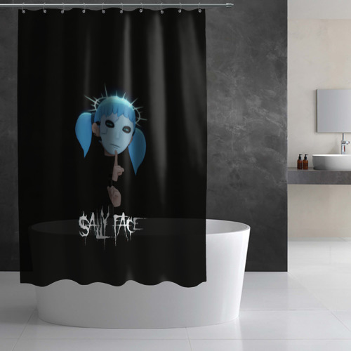 Штора 3D для ванной SALLY FACE - фото 2