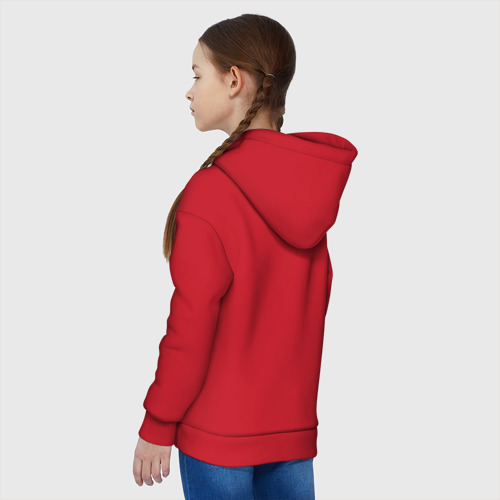 Детское худи Oversize хлопок CD RPOJECT RED, цвет красный - фото 4