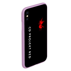 Чехол для iPhone XS Max матовый CD rpoject red - фото 2