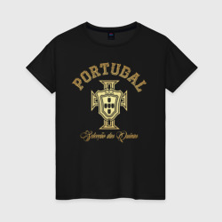 Женская футболка хлопок Сборная Португалии