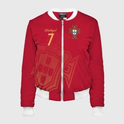 Женский бомбер 3D Криштиану Роналду форма