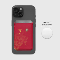 Картхолдер Magsafe магнитный Криштиану Роналду форма - фото 2