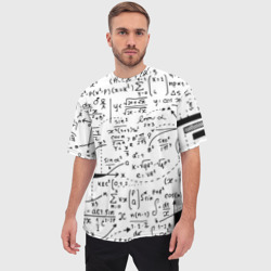 Мужская футболка oversize 3D Формулы - фото 2