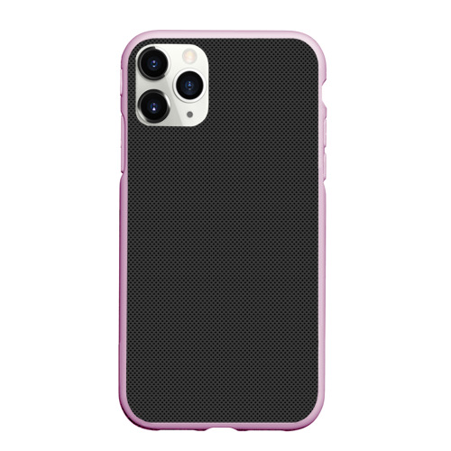 Чехол для iPhone 11 Pro матовый Carbon Fiber Big