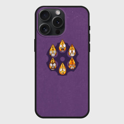 Чехол силиконовый для Apple iPhone 15 Pro Мax матовый JoJo