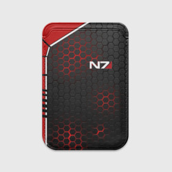 Картхолдер Magsafe магнитный Mass Effect N7 стальная броня