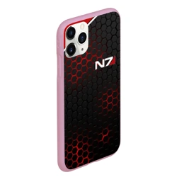 Чехол для iPhone 11 Pro Max матовый Mass Effect N7 стальная броня - фото 2