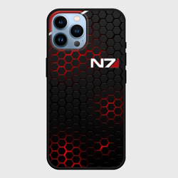 Чехол для iPhone 14 Pro Max Mass Effect N7 стальная броня