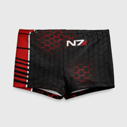 Детские купальные плавки 3D Mass Effect N7 стальная броня