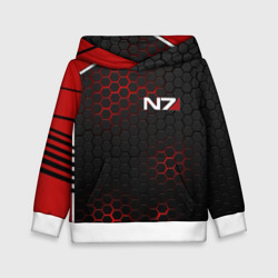 Детская толстовка 3D Mass Effect N7 стальная броня