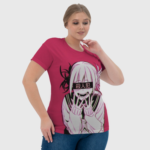 Женская футболка 3D Senpai, цвет 3D печать - фото 6