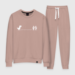 Женский костюм хлопок Хром динозавр