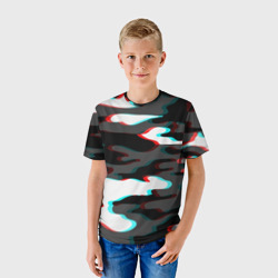 Детская футболка 3D Модный камуфляж - фото 2