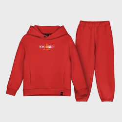 Детский костюм хлопок Oversize Наука