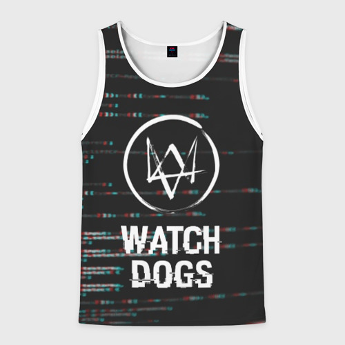 Мужская майка 3D Watch dogs