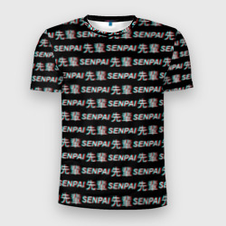 Мужская футболка 3D Slim Senpai glitch