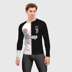 Мужской рашгард 3D Ronaldo Juventus Home 19-20 - фото 2