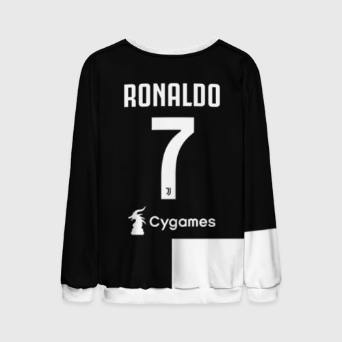 Мужской свитшот 3D Ronaldo Juventus Home 19-20, цвет белый - фото 2