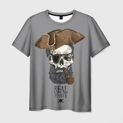 Real pirate - skull – Мужская футболка 3D с принтом купить со скидкой в -26%