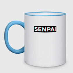 Кружка двухцветная Senpai