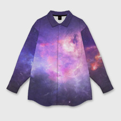 Мужская рубашка oversize 3D Cosmos