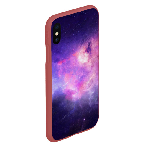 Чехол для iPhone XS Max матовый Cosmos, цвет красный - фото 3