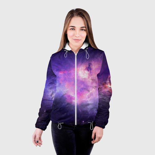 Женская куртка 3D Cosmos, цвет белый - фото 3