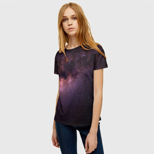 Женская футболка 3D Cosmos, цвет 3D печать - фото 3