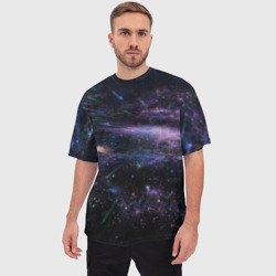 Мужская футболка oversize 3D Cosmos - фото 2