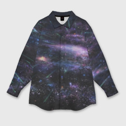 Мужская рубашка oversize 3D Cosmos