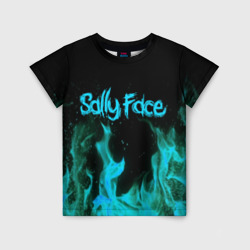 Детская футболка 3D Sally face fire
