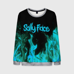 Мужской свитшот 3D Sally face fire