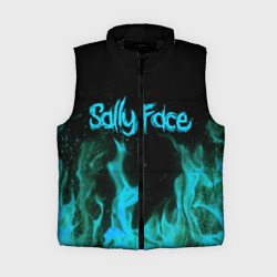 Женский жилет утепленный 3D Sally face fire