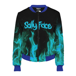 Женский бомбер 3D Sally face fire