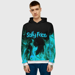 Мужская толстовка 3D Sally face fire - фото 2