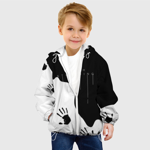 Детская куртка 3D Death Stranding DS, цвет белый - фото 3