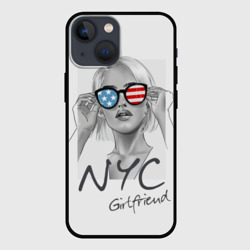 Чехол для iPhone 13 mini NYC girlfriend