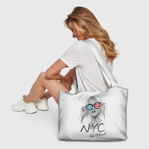 Пляжная сумка 3D NYC girlfriend - фото 6